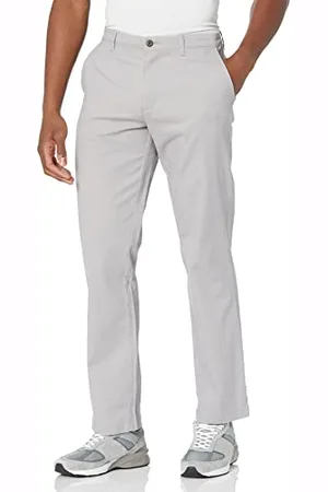 Amazon Pantaloni chino elasticizzati casual vestibilità classica Uomo, , 40W / 28L