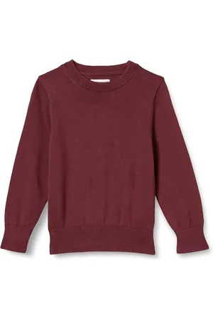 Amazon Maglione Girocollo in Cotone Stile Uniforme Bambini e Ragazzi, , 3 Anni