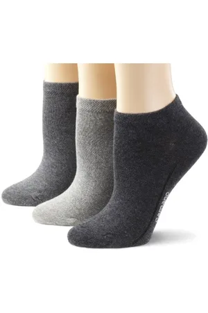 Camano Calze da donna, 3 pezzi, (grau/weiß/schwarz), 35-38