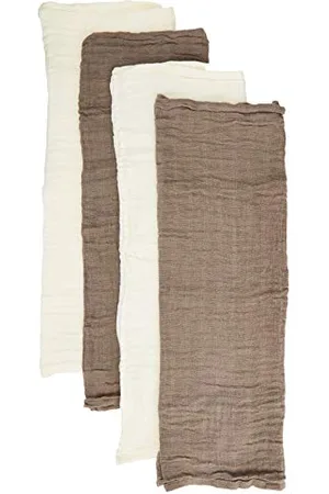 Pippi 4er Pack Baby Unisex Windeln Für Spucktücher, Kuscheltücher Oder Windeltücher Geeignet, Set costume da bagno - Bimbi 0-24, (Cinder 270), Taglia unica (Taglia Produttore: 65x65)