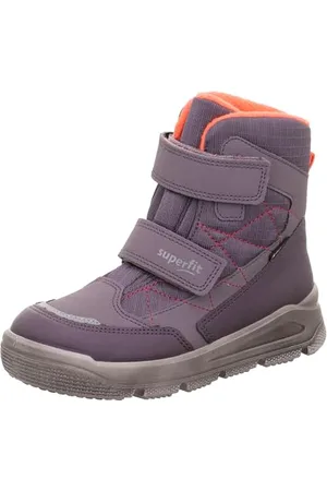 Superfit Mars Warm gefütterte Gore-Tex, Stivali da Neve, Lila/Orange 8520, 27 EU Larga