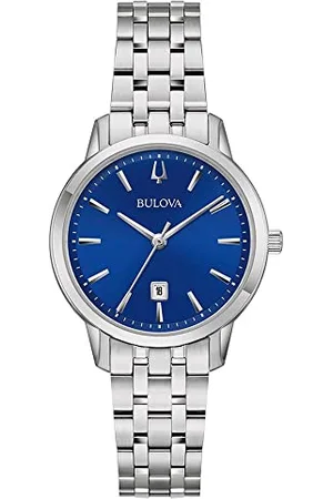 BULOVA Orologio Analogico al Quarzo Donna con Cinturino in Acciaio Inossidabile 96M166