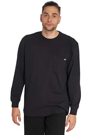 Dickies Uomo, Maglietta con taschino Heavyweight LS, vestibilità rilassata, , L