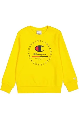 Champion Legacy Graphic Shop B (306838) -Ultra-Light Soft Compact Powerblend Fleece Crewneck Felpa, , 15-16 Anni Bambino