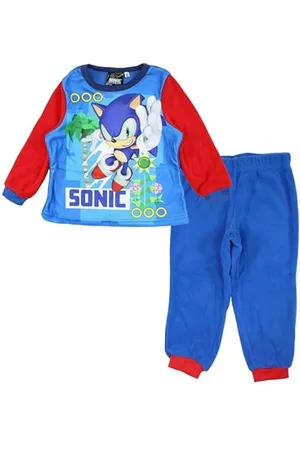 Disney Pigiama in Pile Sonic Ragazzo - 4 Years