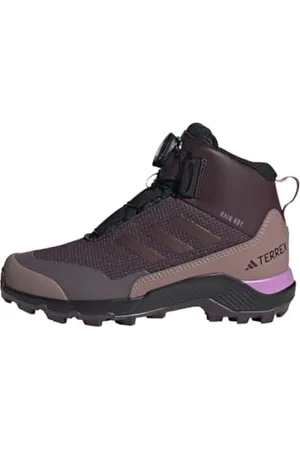 adidas Terrex Winter Mid Boa Rain.RDY Hiking Shoes, Scarpe da Trekking, Shadow Maroon/Wonder Red/Pulse Lilac, 38 2/3 EU