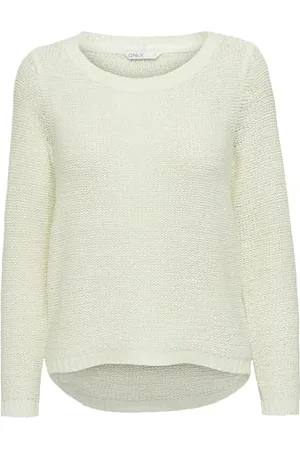 ONLY Onlgeena Xo L/s Pullover Knt Noos, Felpa Donna, (Cloud Dancer), 42 (Taglia Produttore: X-Large)