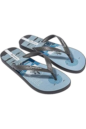 Ipanema Tropical Ad Flipflop da uomo, Grigio/Blu, 47/48 EU