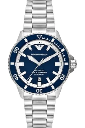 Emporio Armani Orologio Analogico Automatico Uomo con Cinturino in Acciaio Inossidabile AR60079