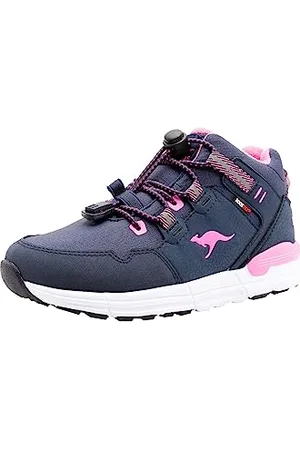 KangaROOS Trabo Ktx, Sneaker a Collo Alto Unisex-Bambini, (Dk Navy/Magenta 4106), 39 EU