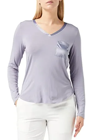 Triumph Climate Aloe Top LSL Parte Superiore del Pigiama, , 48 Donna