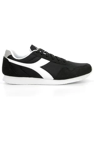 Diadora Simple Run, Sneakers Uomo, Black, 43 EU