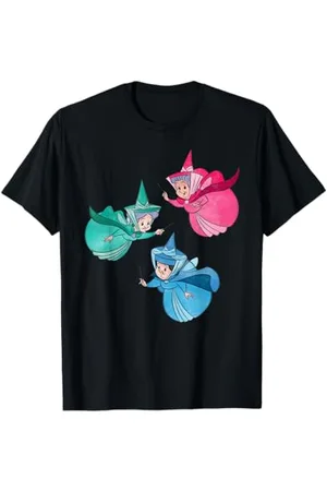 Disney Sleeping Beauty Good Fairies Flora Fauna Merryweather Maglietta