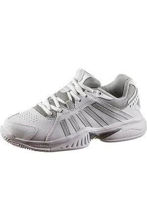 K-Swiss Tennis Receiver V, Scarpe da Tennis Donna, White/Vapor Blue/Silver, 39.5 EU