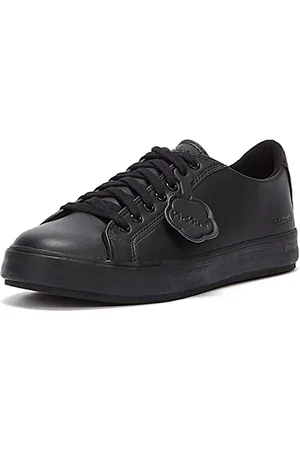 Kickers Tovni Lacer Vegan Synt Au Blk, Sport Basso Unisex-Adulto, , 45 EU