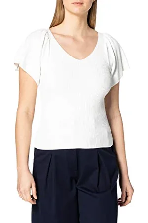 ONLY ONLLEELO S/S Back Pullover Knt Noos T-Shirt, , XL Donna