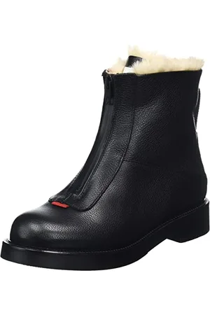 HUGO BOSS Helena Furbiker-gr, Stivale alla Caviglia Donna, , 38 EU