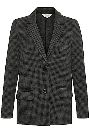 Part Two Blazer da Donna Monopetto con Risvolto tacca Tasche in Tessuto, , 34