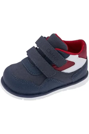 chicco Sneaker con Doppio Velcro, Bambino e Ragazzo, Blu (4), 19, Designed in Italy