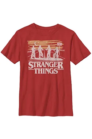 Stranger Things Jank Drawing Maglietta a Maniche Corte T-Shirt, Colore: , Unisex-Bambini e Ragazzi, Taglia 5-6 Anni, 116 cm