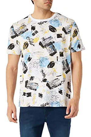 Koton Bedrucktes T-Shirt Baumwolle, (14f), M Uomo