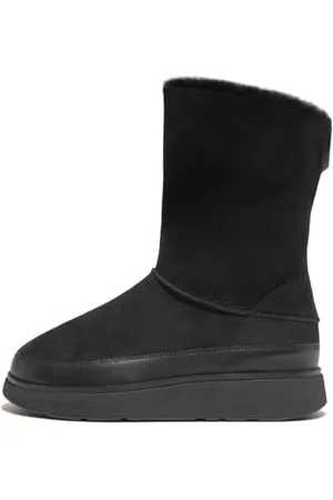 FitFlop Gen-FF-Stivali Corti in Montone Double Face, Donna, Tutto , 36 EU