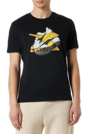 Diadora T-Shirt SS Archive, Black, S Uomo