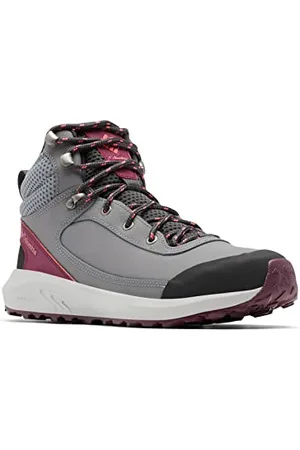 Columbia TRAILSTORM PEAK MID Scarponi Da Trekking Alta Donna, Grigio (Ti Grey Steel x Marionberry), 37 EU