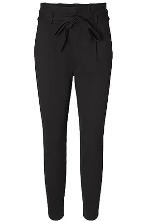 VERO MODA Vmeva Hr Loose Paperbag Pant Ga Noos, Pantaloni Donna, , XL / 32L