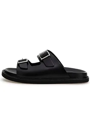 Guess SAPATA, Sneaker Uomo, Black, 44 EU