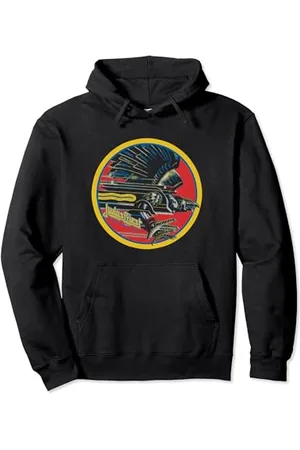 Judas Priest Screaming For Vengeance Circle Vintage Felpa con Cappuccio