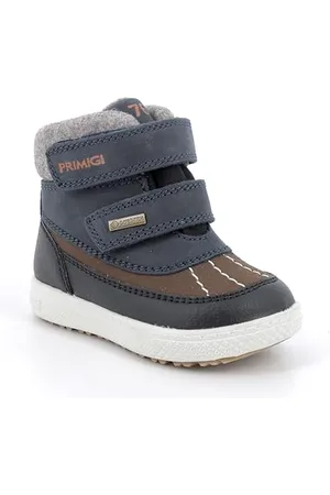 Primigi Barth 19 GTX, Stivali da Neve Bimbo 0-24, Blu-Marrone, EU