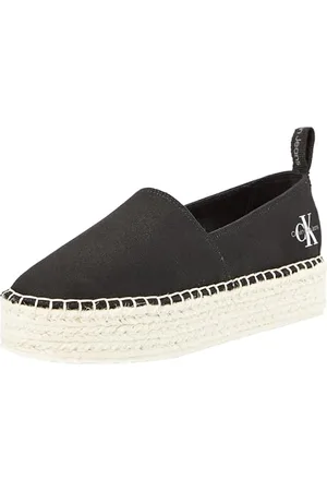 Calvin Klein Jeans Espadrillas Donna Zeppa, (Black), 40