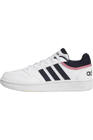 adidas Hoops 3.0 Low Classic Shoes, Scarpe Donna, Cloud White/Legend Ink/Wonder White, 36 2/3 EU