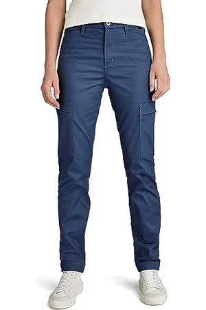 G-Star Donna Slim Cargo Pants, (rank blue D23572-C072-868), 28W / 32L