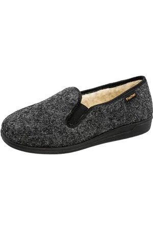 Fischer Fischer Frank, Pantofole a Collo Basso Uomo, Nero (Schwarz 205), 42 EU