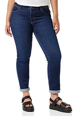 Wrangler Donna Slim Jeans, (Night Blue 78y), 34W / 32L