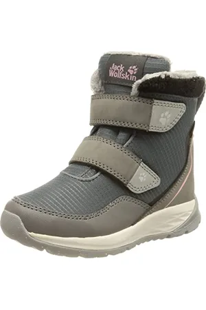 Jack Wolfskin Polar Wolf Texapore Mid VC K, Stivali da Neve Unisex-Bambini, , 30 EU