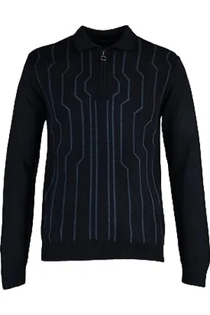 Trendyol Maglia Slim Floreale Collo Polo Tuta, , S Uomo