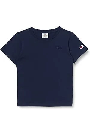 Champion Rochester 1919- Logo Crewneck S-S T-Shirt, (Eco-Future), 5-6 Anni Bambini e Ragazzi