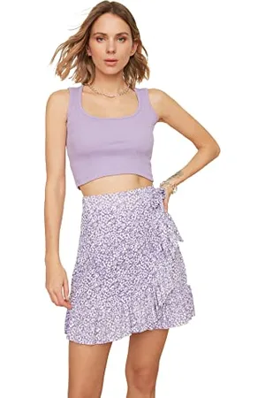 Trendyol Schwungrad gestrickter Rock. Gonna, , Large da Donna