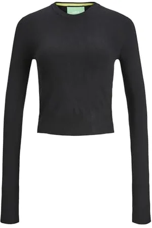 JJXX Jxvalentina LS Soft Cropped CN Knit Maglione, , S Donna