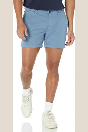 Amazon Pantaloncini Chino Elasticizzati Aderenti da 13 cm con Parte Anteriore Piatta (in Precedenza Goodthreads) Uomo, , 28W