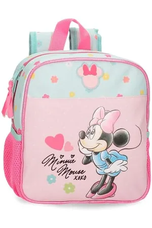 Disney Joumma Bags, Minnie Imagine, Schulrucksack, Kinderrucksack, aus Polyester, breite verstellbare Schulterriemen, oberer Griff Zum Aufhängen., , Zaino asilo