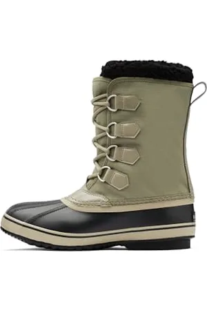 sorel 1964 Pac Nylon WP, Stivali da Neve Impermeabili, Uomo, Sage/Dark Moss 2024/2025, 46 EU