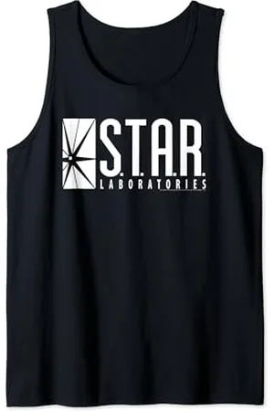 DC Comics Originals Flash Star Labs Logo White Canotta