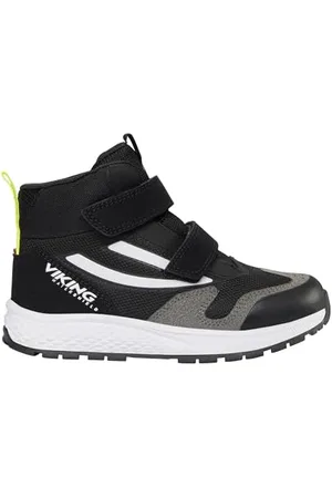Viking Century Mid WP 2V, Scarpe da Passeggio, Black/Lime, 35 EU