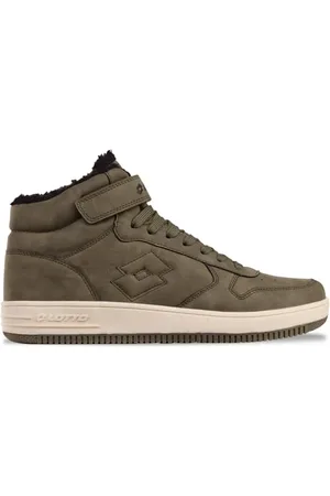 Lotto Scarpe da Ginnastica Unisex-Adulto, Oliva, Nero, 45 EU