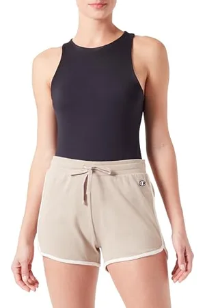Champion Legacy Icons Tonal Logo W-Soft Cotton 1x1 Rib Pantaloncini, , L Donna