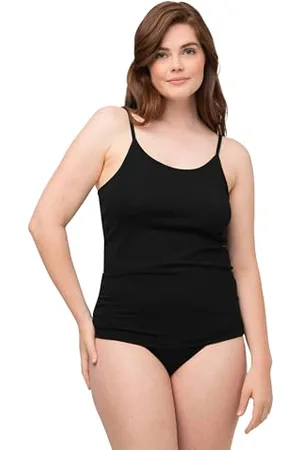 Ulla Popken Camicia con Spalline Sottili Canotte, , 60-62 Donna